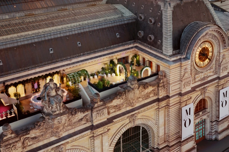 Terrazza Museo D'Orsay_Cerimonia Apertura Olimpiadi