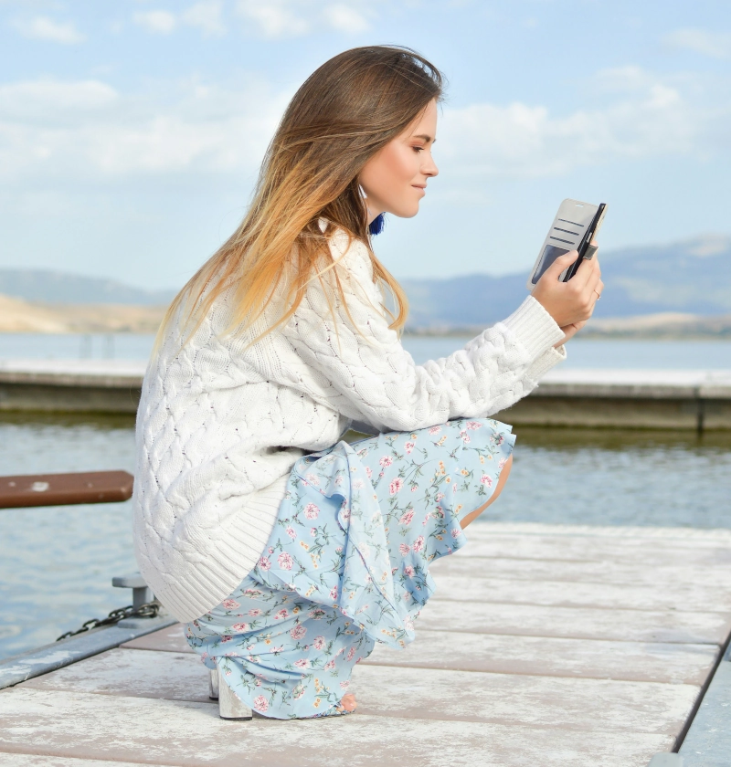 Leggere sul telefono