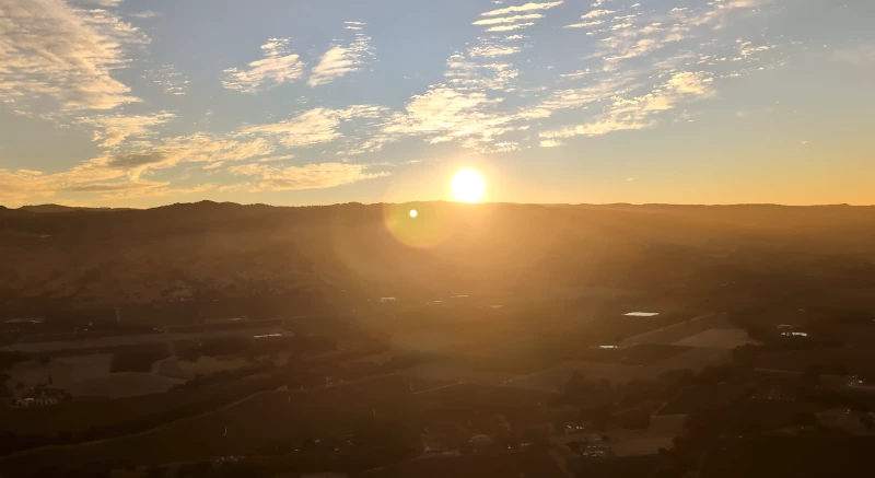 napa vally alba volo in mongolfiera