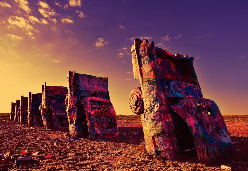 amarillo tx cadillac ranch route 66