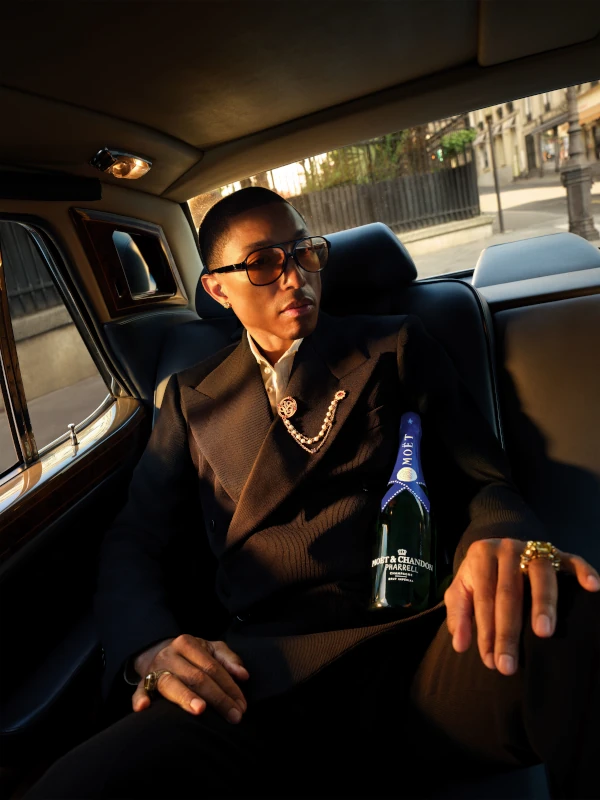 Pharrell Williams Champagne Moet Chandon