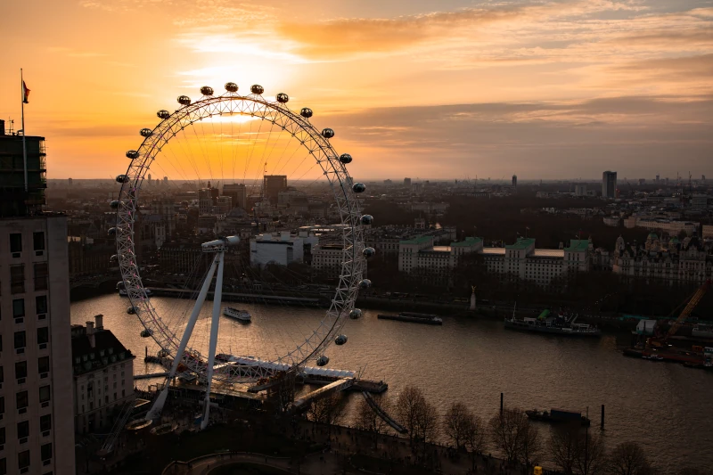 london eye millenium wheel